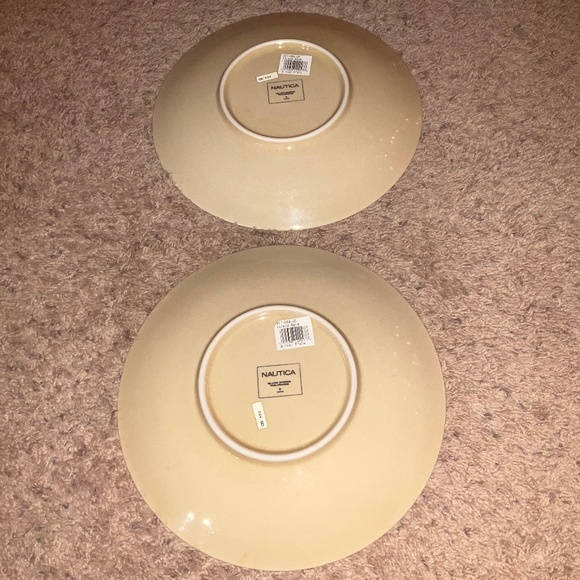 2-Vintage Nautica Dinner Plate 11” Island Sand - Picture 3 of 6